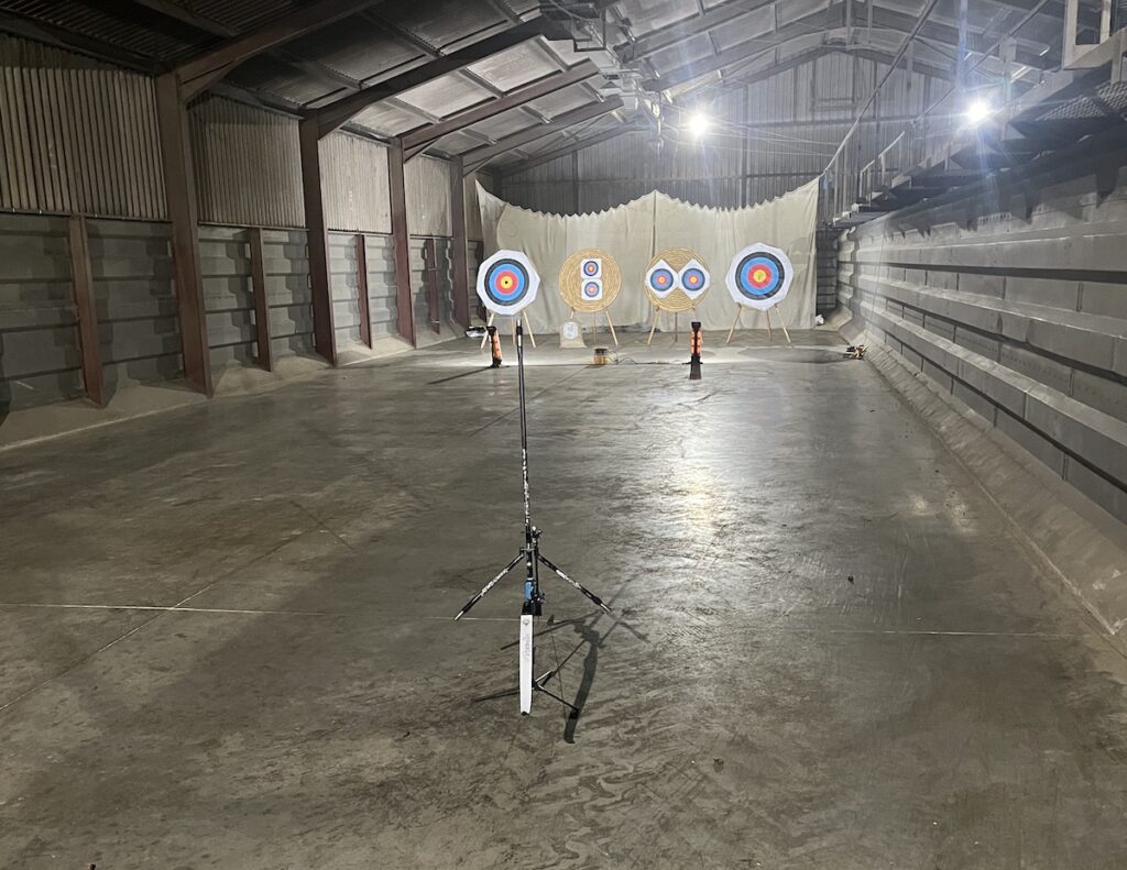 Indoor shooting at the club